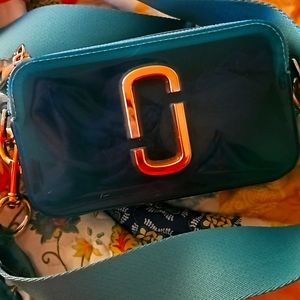 Marc jacobs turquoise jelly bag